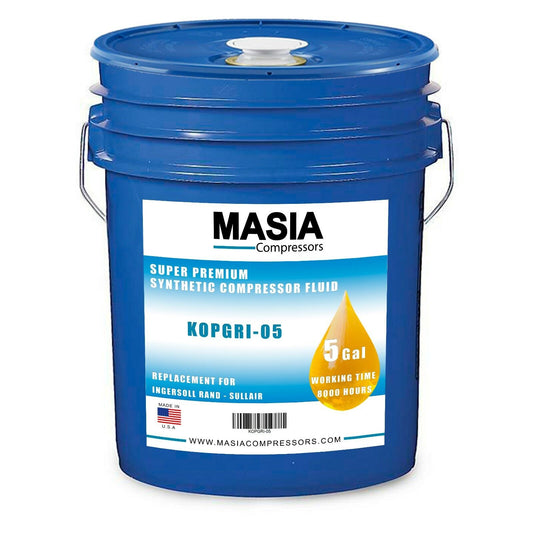Quincy Quinsyn PG Oil, 5 Gallon Pail, Premium Synthetic PAG Base (1627456169)